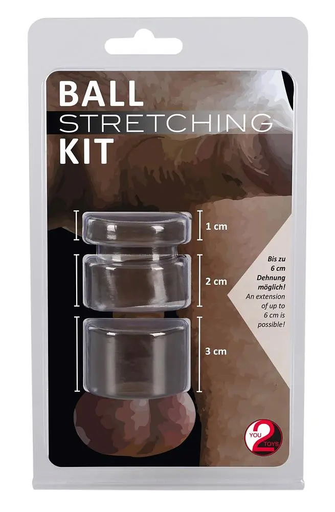 Набор эрекционных колец You2Toys Ball Stretching Kit 3 шт. черный - фото 8