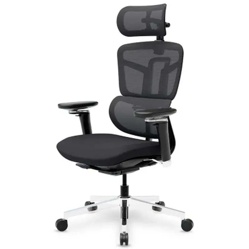 Офісне крісло Mealux S4 Air Fabric Black (HF-S4 F/B) - фото 2