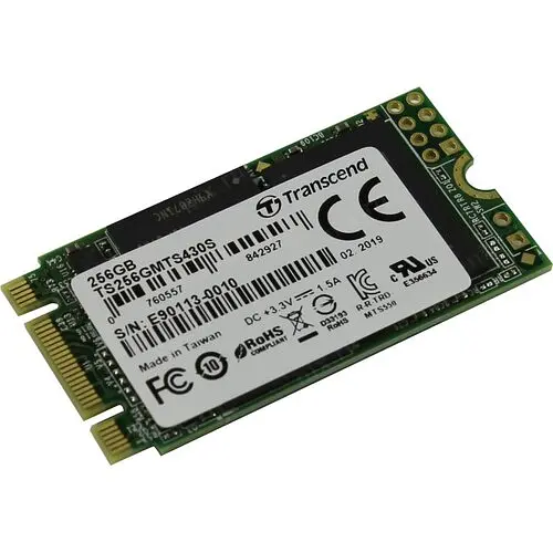Накопитель SSD Transcend M.2 sata 256Gb 430S (TS256GMTS430S) (FFMSTR01367) - фото 2