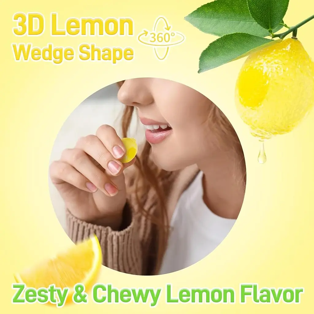 Желейні цукерки Amos Peelerz Lemon 170г - фото 5