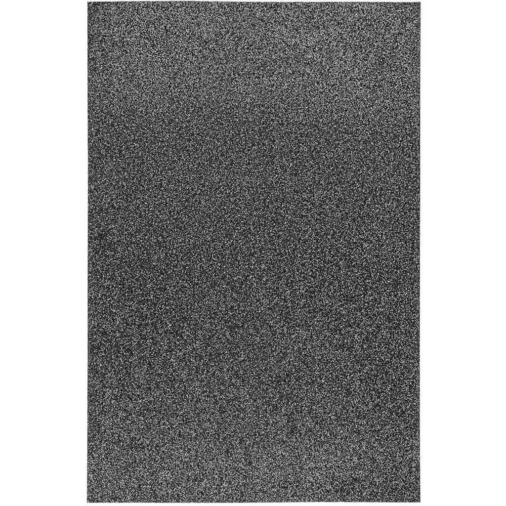 Фоаміран Santi Eva з глітером 20x30 см 10 аркушів чорний (742673) - фото 2