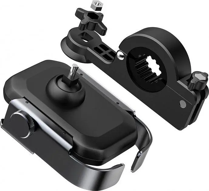 Мото-велотримач для смартфона Baseus Armor Motorcle holder SUKJA-01 Black - фото 3
