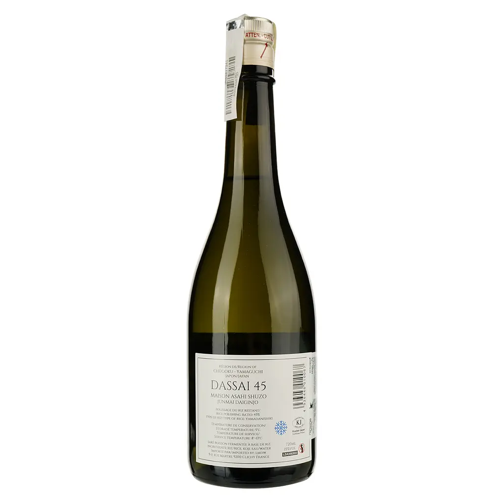 Саке Dassai Junmai Daiginjo Dassai 45, 16%, 0,72 л - фото 2