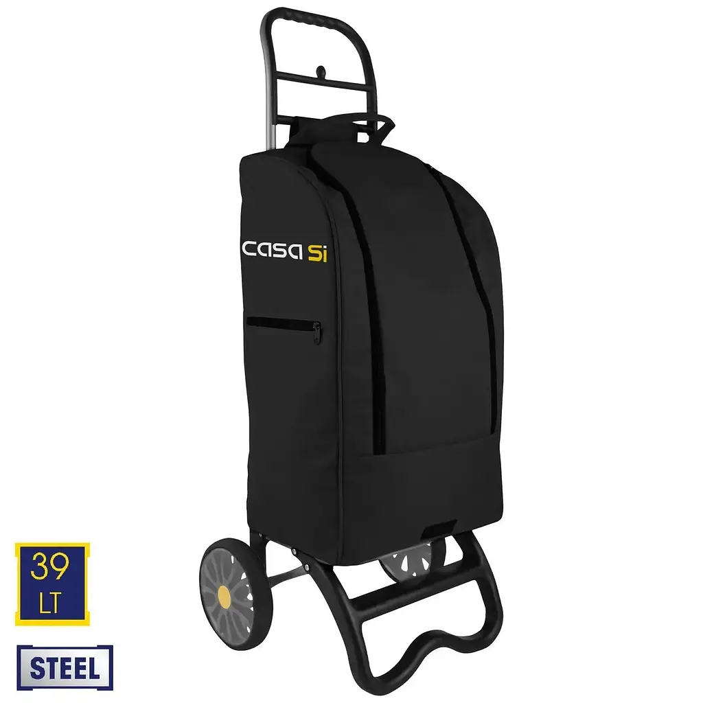 Сумка-візок Casa Si Partner до 25 кг чорна (CS93076Y06S) - фото 2