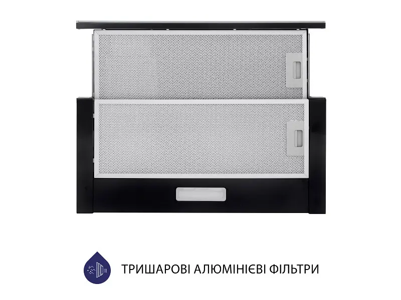 Витяжка Minola HTLS 6734 BL 1100 LED GLASS - фото 3