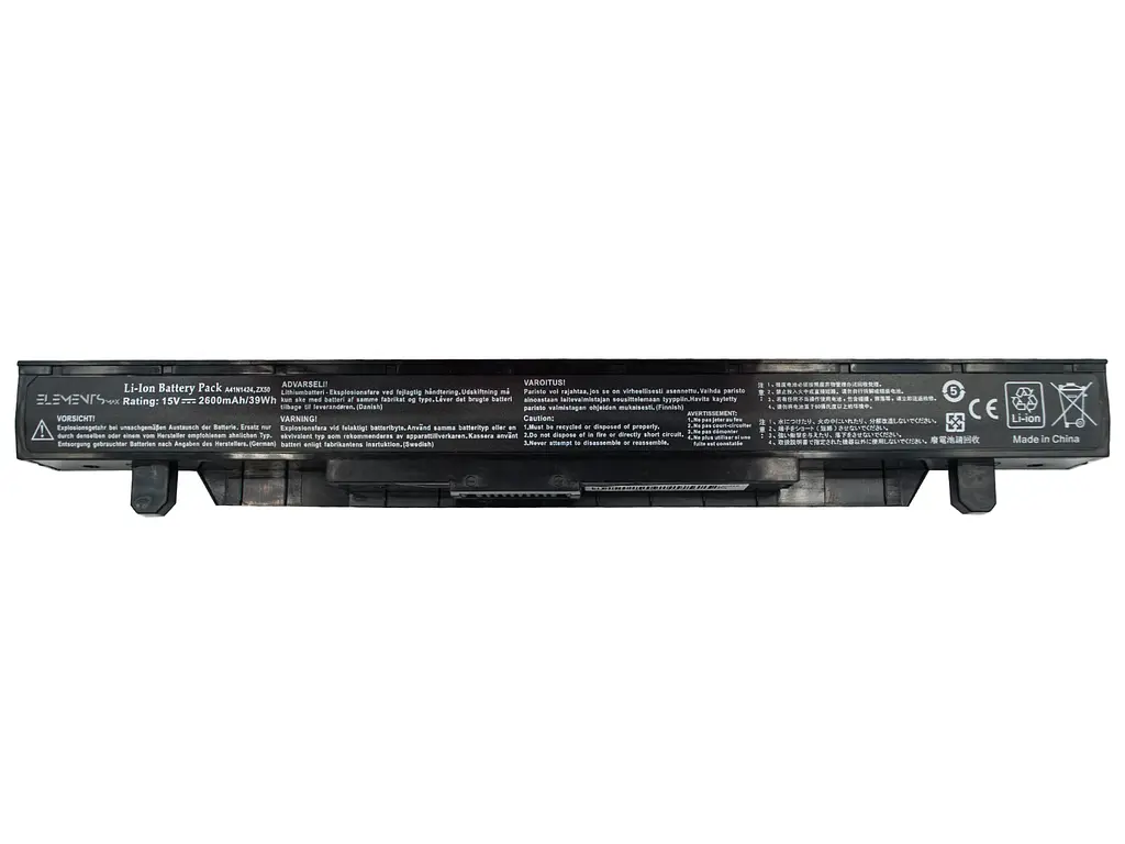 Акумулятор для Asus ROG ZX50 ZX50J ZX50JX GL552J GL552V 15V 2600 mAh (ZX50-4S1P-2600) - фото 2
