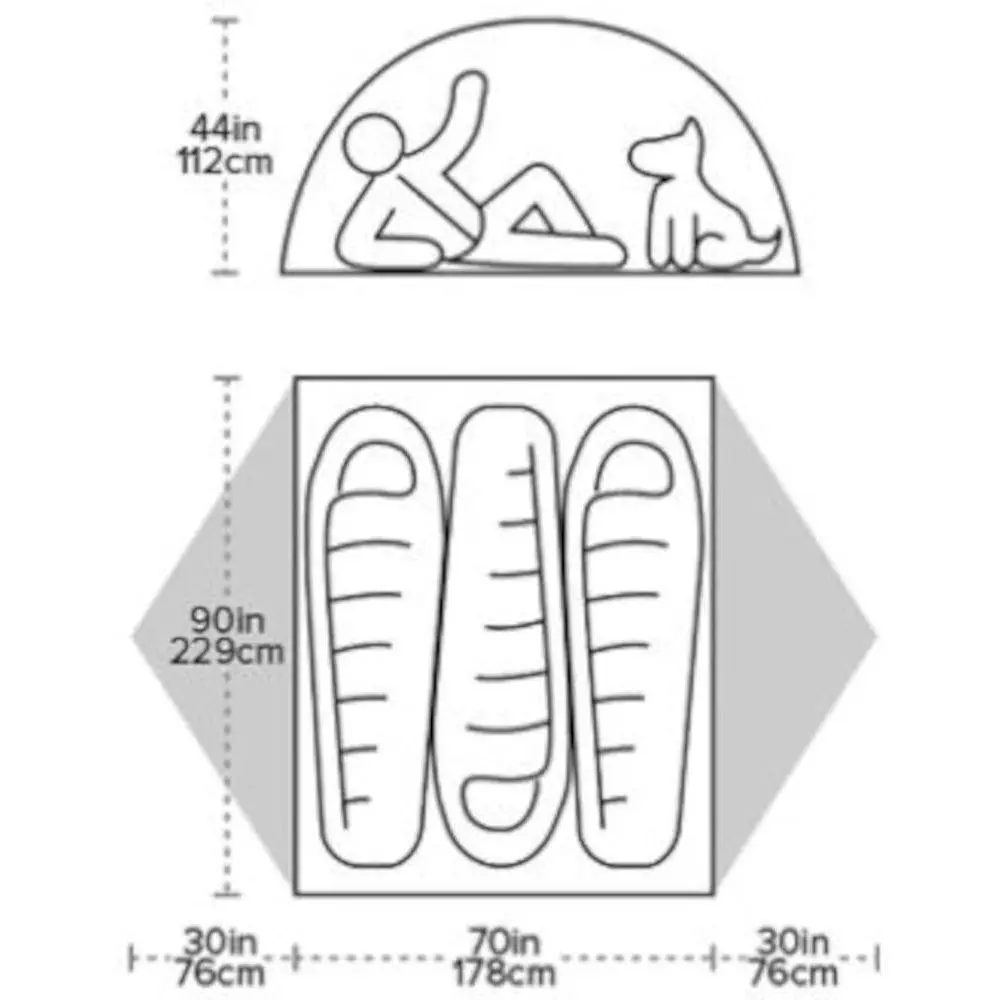 Намет Big Agnes Blacktail 3 зелений - фото 5