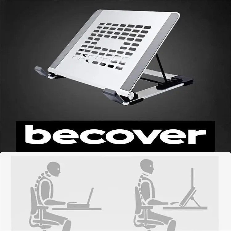 Держатель для планшета/ноутбука BeCover BC-P2 Silver (710072) - фото 7