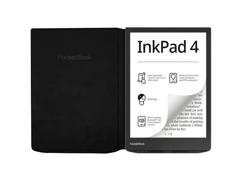 Чохол для електронної книги PocketBook для 743 Flip cover black (HN-FP-PU-743G-RB-WW) - фото 2