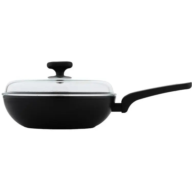 Сковорідка Nois Salto Silver Wok з кришкою 28 см (830904) - фото 3