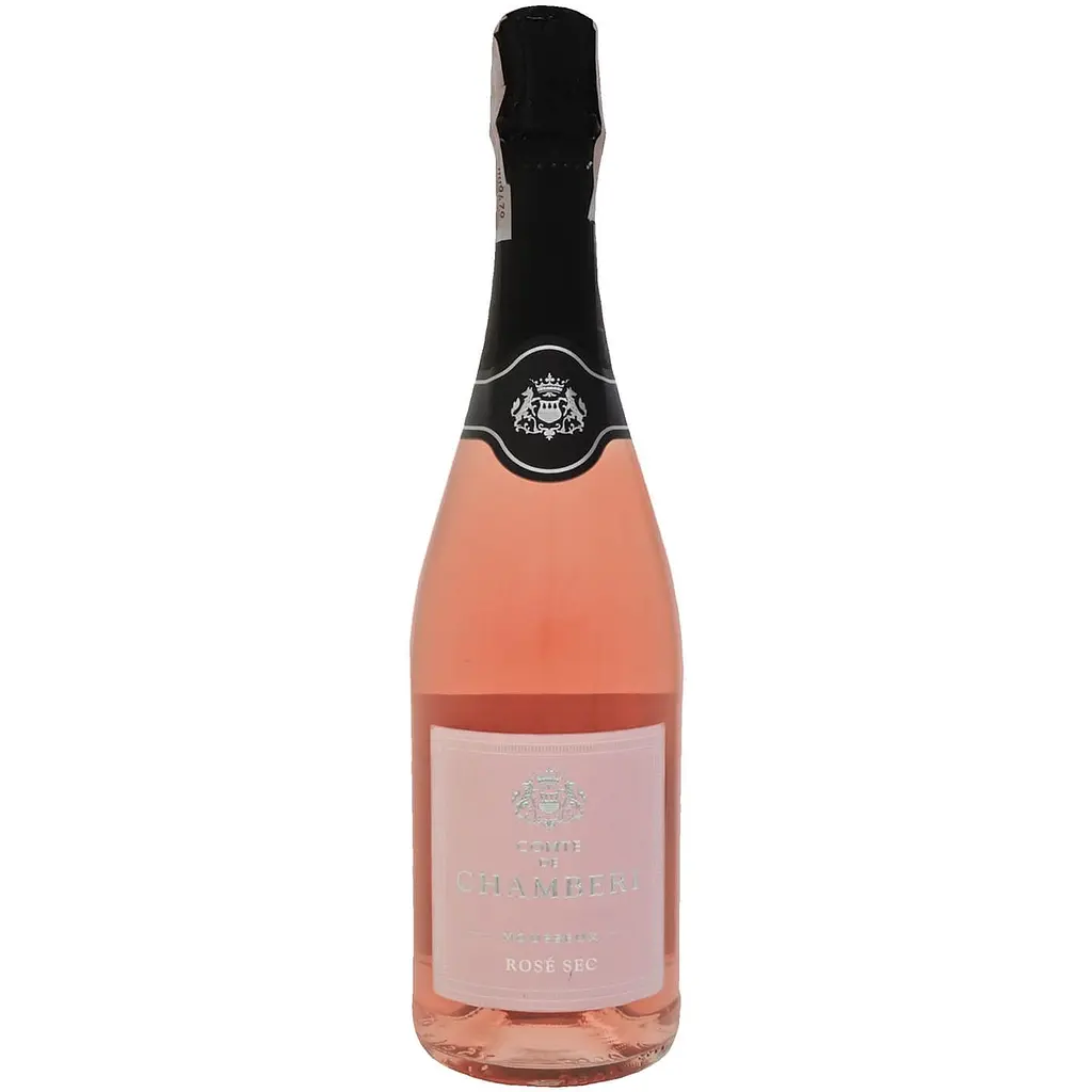 Вино игристое Comte de Chamberi Rose розовое сухое 10.5% 0.75 л + Набор шоколадных конфет Spell Сердце 76 г - фото 2