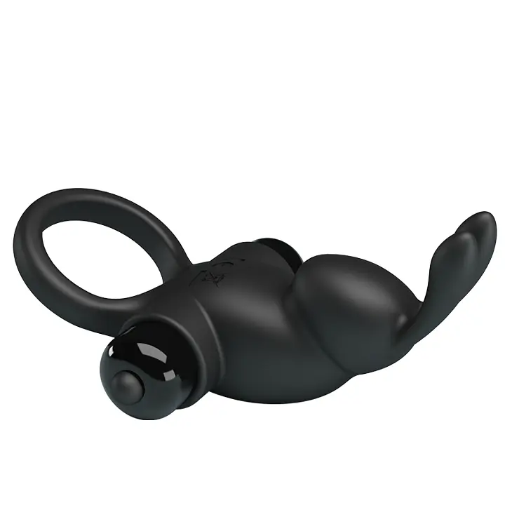 Ерекційне кільце - Pretty Love Vibrant Penis Ring I Black - фото 4