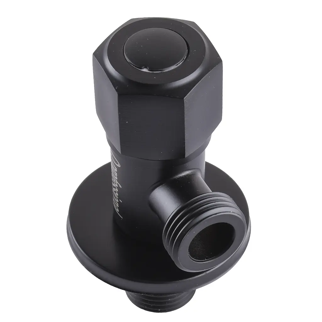 Кран кульовий кутовий Q Professional 1/2″X1/2″ NV-QP888 Black 000025136 - фото 3