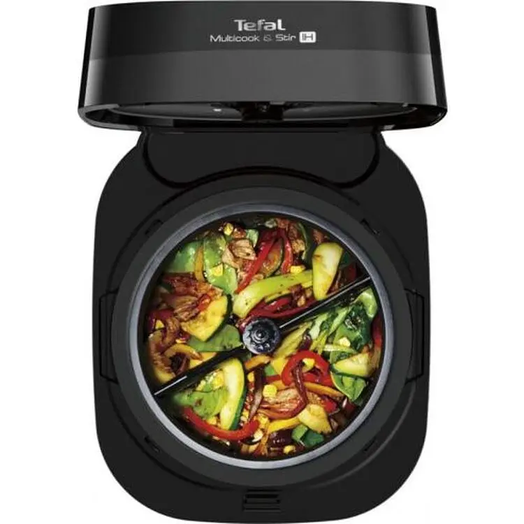 Мультиварка Tefal MultiCook&Stir 1200 Вт чорно-бронзова (RK905A34) - фото 7