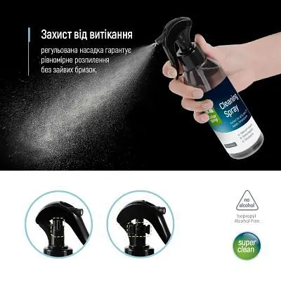 Спрей для очищення ColorWay Cleaning Kit, Large, OLED/LED/LCD/TFT, 550ml, microfibre x 2 (CW-5500) - фото 10