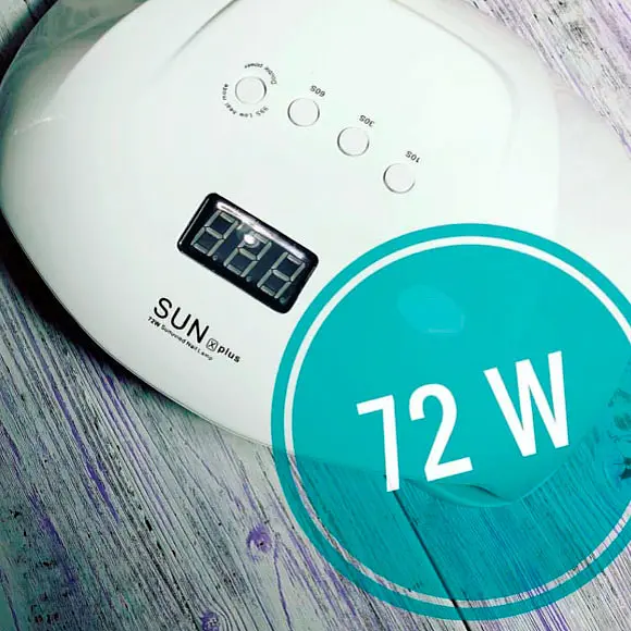 Лампа SUN T-OS28884 для нігтів SUN-X Plus на 72W для сушіння гель-лаку, гелю - фото 2