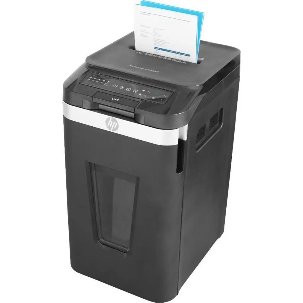 Шредер HP Pro Shredder Auto 400CC Black (2822) [159573] - фото 3