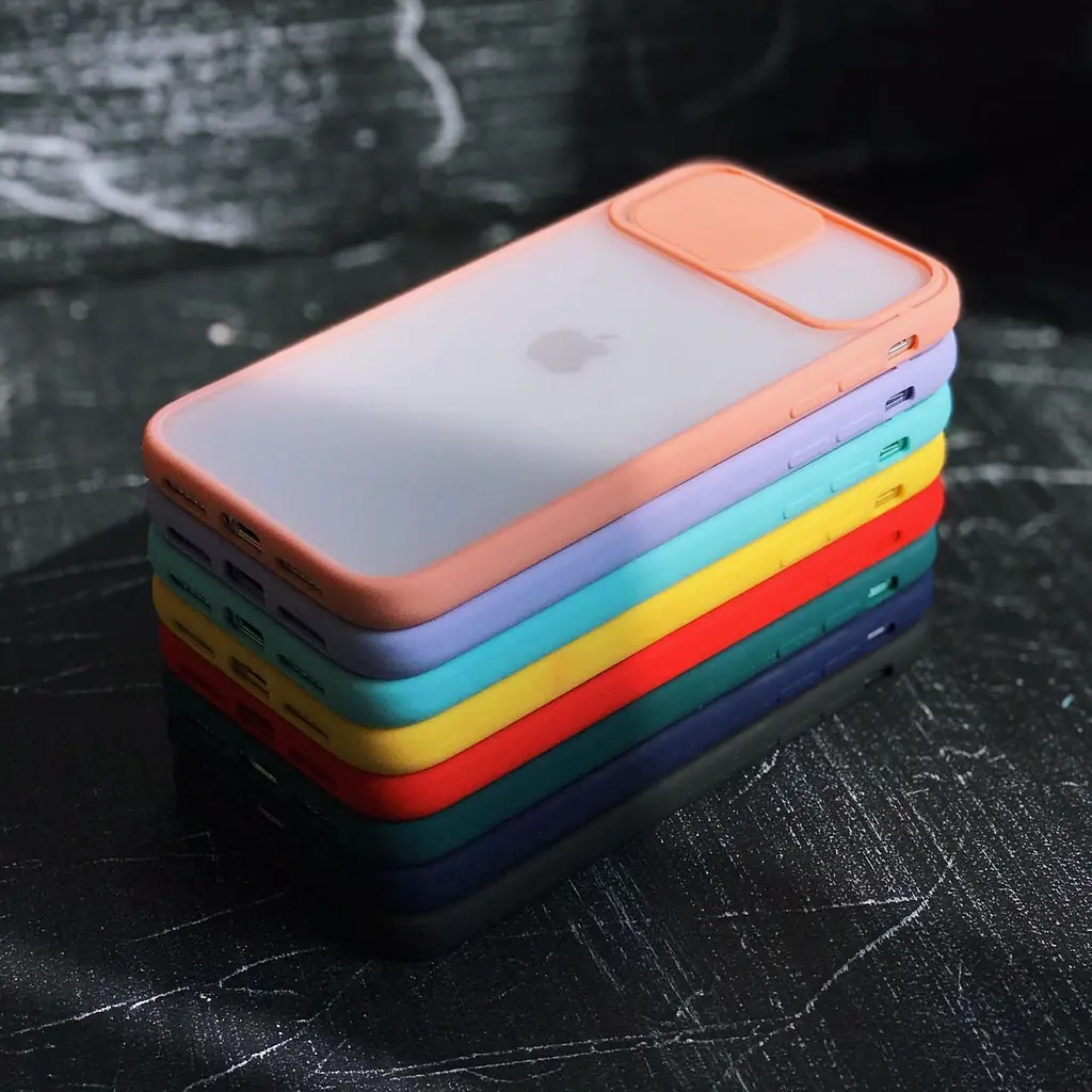 Чехол накладка iPhone 11 X 8 с защитой камеры Camera Matte Case - фото 4