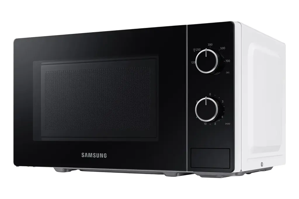 Мікрохвильова піч Samsung MS20A3010AH/OL автономна без гриля, 20 л, Біла - фото 2