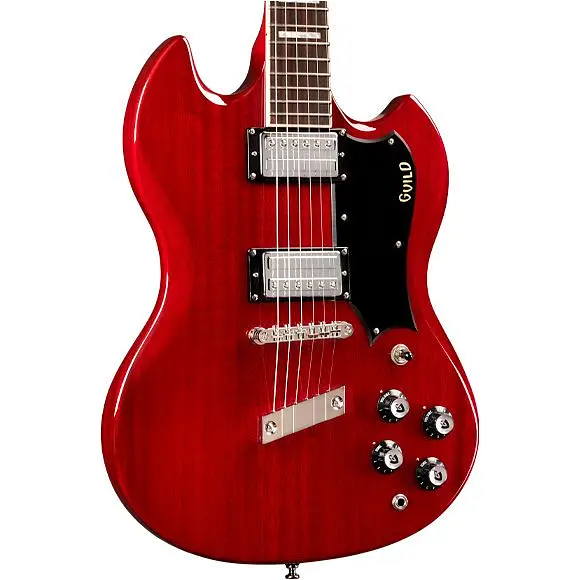 Електрогітара GUILD Polara Deluxe Cherry Red [131469] - фото 5