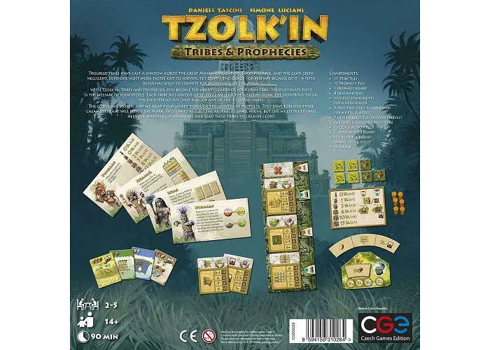 Настільна гра Czech Games Edition Цолькін: Племена й Пророцтва (Tzolk'in: Tribes & Prophecies) (англ.) (PS153) - фото 2