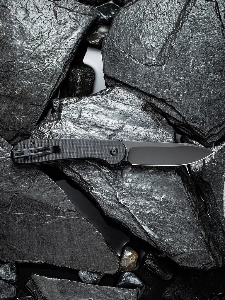 Ніж складаний туристичний Civivi Elementum Pocket, (8.9 см) 14C28N/G10 чорний - фото 9