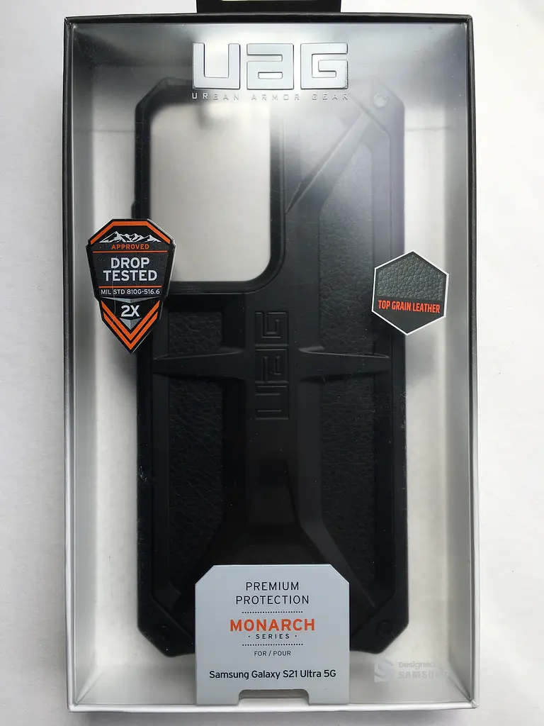 Чохол протиударний UAG Monarch Original (212831114040) Samsung Galaxy S21 Ultra (6.8") Black - фото 7