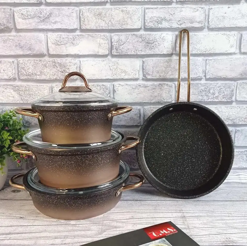 Набір посуду O.M.S. Collection 3048 Bronze 7 предметів