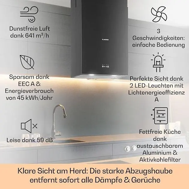 Островная вытяжка Klarstein Structura (10034850) - фото 2