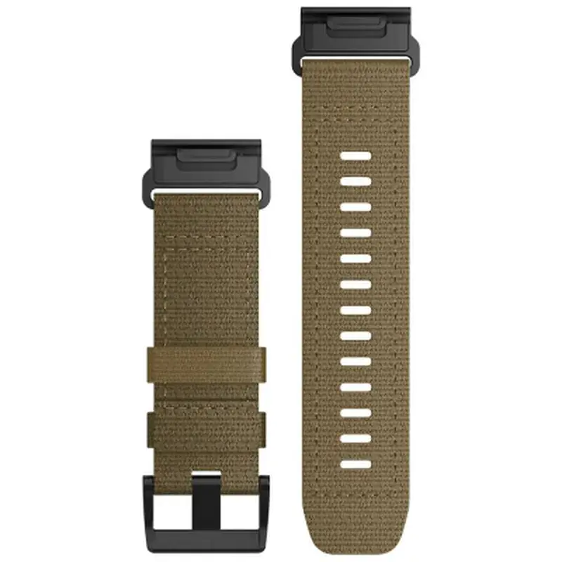 Ремінець до смарт-годинника Garmin Tactix 7, 26mm QuickFit, Coyote Tan Nylon (010-13010-11) - фото 2