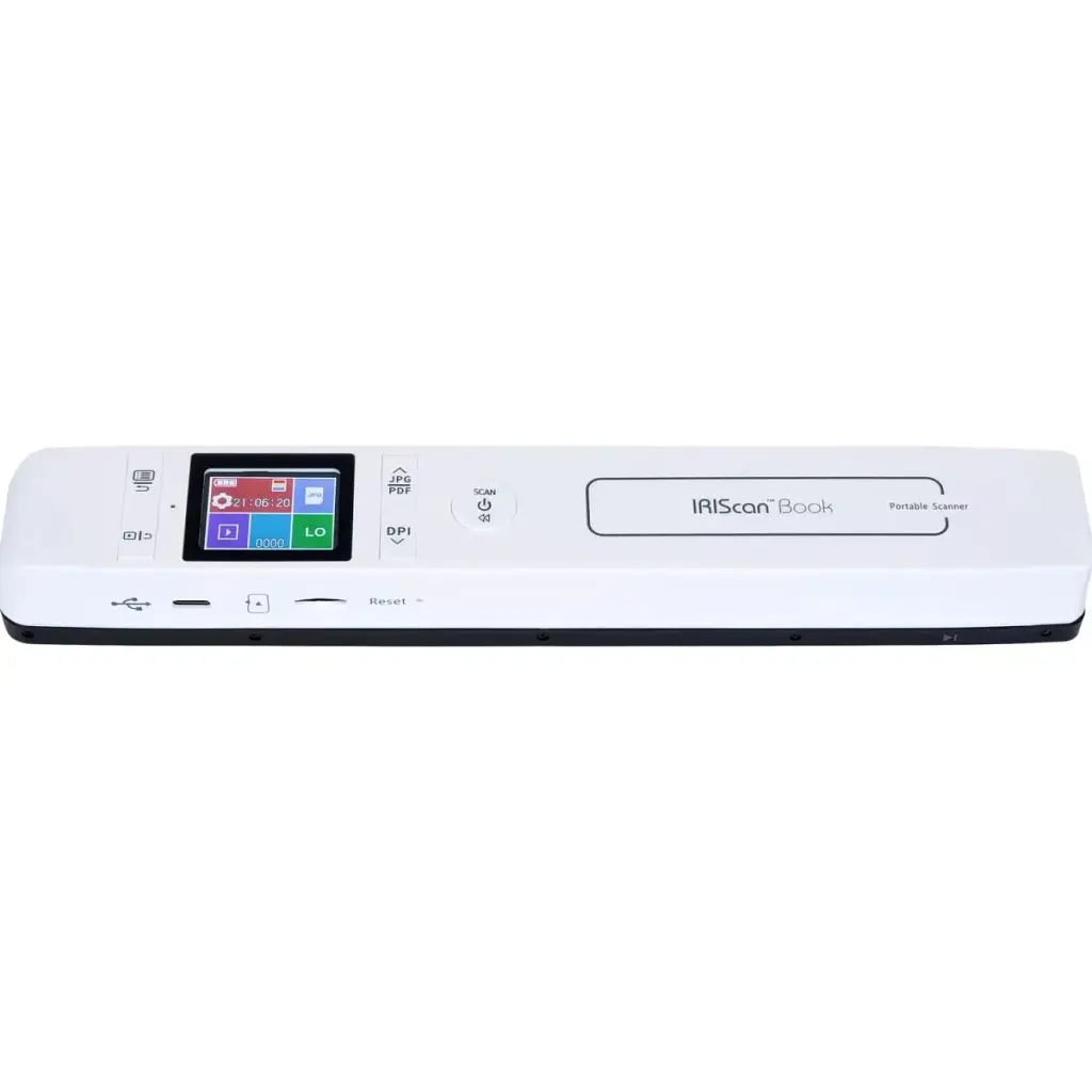 Сканер A4 Canon IRIScan Book 7 Dyslexic (1050dpi, USB, microSD, 15стор/хв, портативний, білий) (464678)