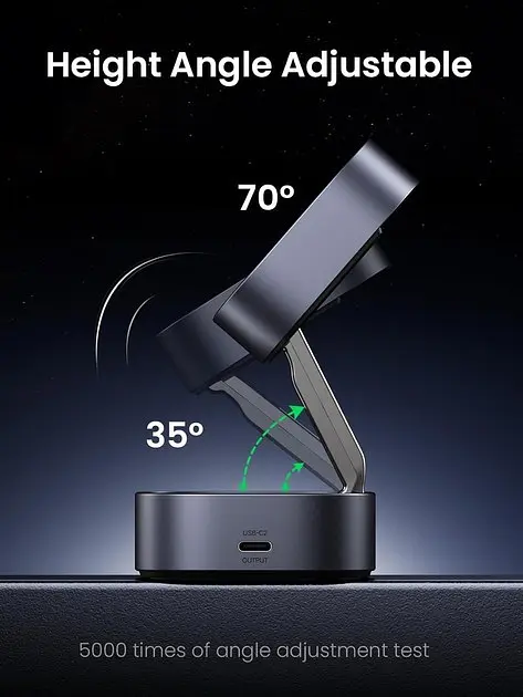 Беспроводная зарядная подставка стенд Ugreen W526 MagSafe Qi 20 Вт (UGR-35278) - фото 6