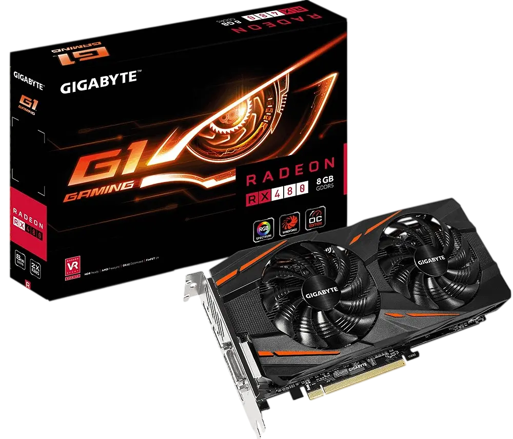 Відеокарта AMD Radeon RX 480 8GB Gigabyte G1 Gaming (GV-RX480G1 GAMING-8GD) Б/В - фото 4