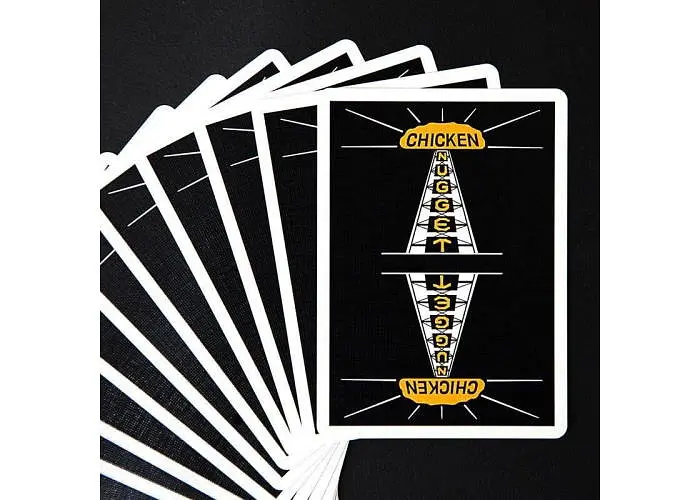 Карты игральные United States Playing Card Company Vintage Chicken Nugget (black) (ВР_КИВЧН) - фото 3