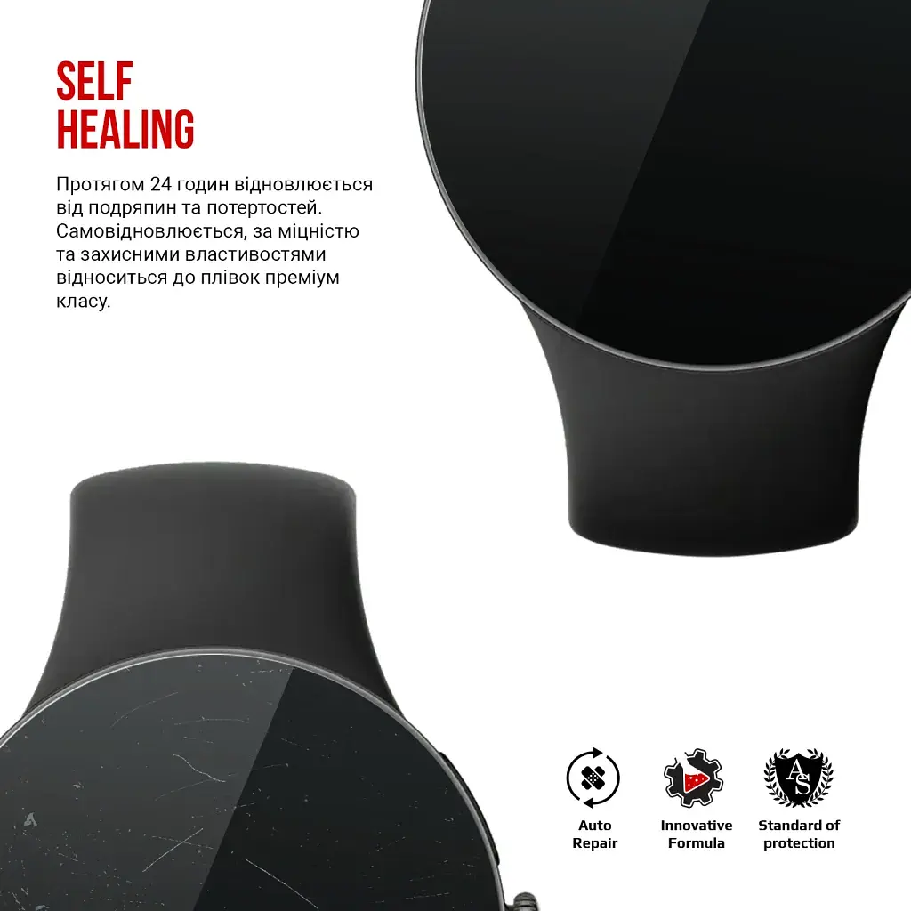 Плівка захисна Armorstandart Matte hydrogel Google Pixel Watch 4 41mm 6 pcs (ARM94030) - фото 3