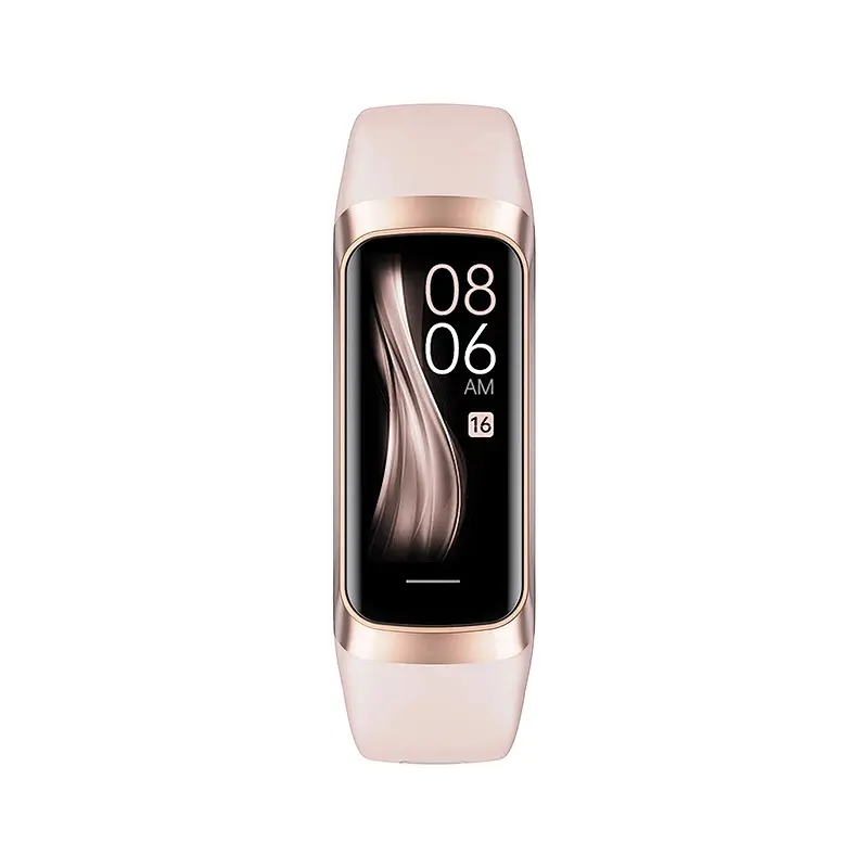 Фітнес-браслет Lemfo C60 з AMOLED-дисплеєм та пульсоксиметром (Рожевий) - фото 4