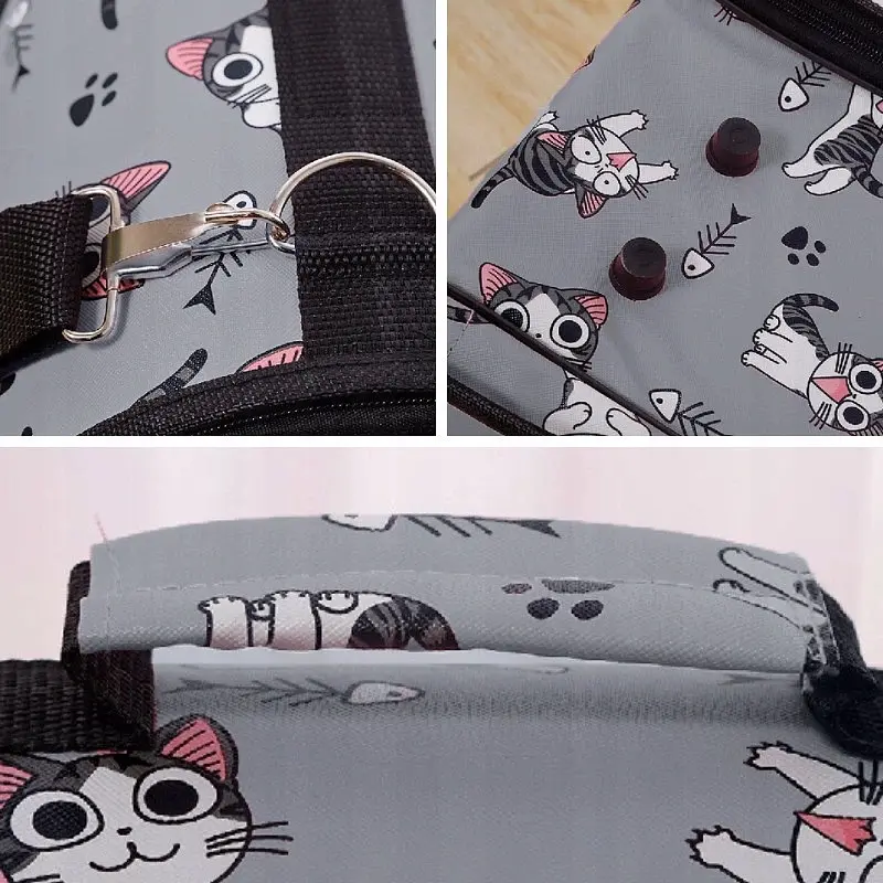 Сумка-перенесення для тварин Nobrand Petstory S1645296 40х28х20см Сірий - фото 4