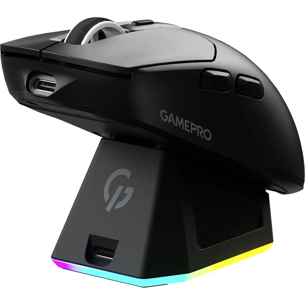 Bluetooth миша GamePro Genesis Airmaster Wireless/Bluetooth/USB Black (GM167B) UA - фото 2
