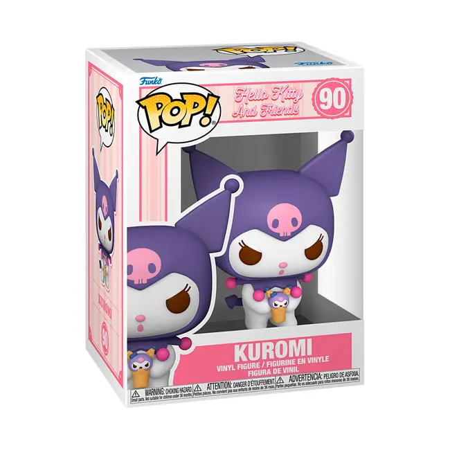 Коллекционная фигурка Funko Pop Хеллоу Китти Куроми Hello Kitty Kuromi 10 см FP HK K 90 - фото 3