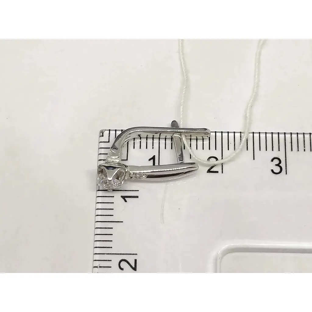 Золоті сережки Гаразд з фіанітами. 3532741 - фото 6