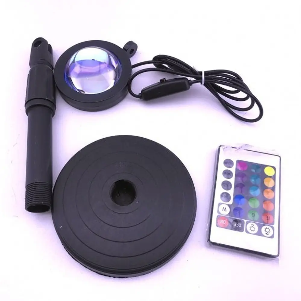 Світильник проекційний RGB з пультом на штативі USB проектор атмосферна лампа UKC Sunset Lamp - фото 8
