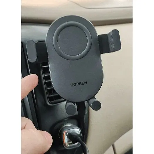 Автотримач для телефону Ugreen CD256 Wireless Car Charger з бездротовою зарядкою - фото 3