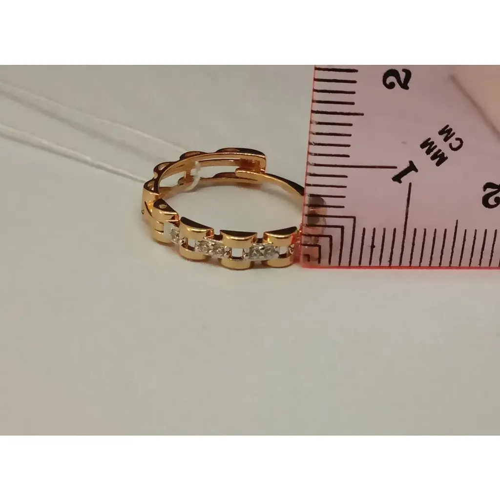 Золоті сережки Столична Ювелірна Фабрика з фіанітами. 111014 - фото 6