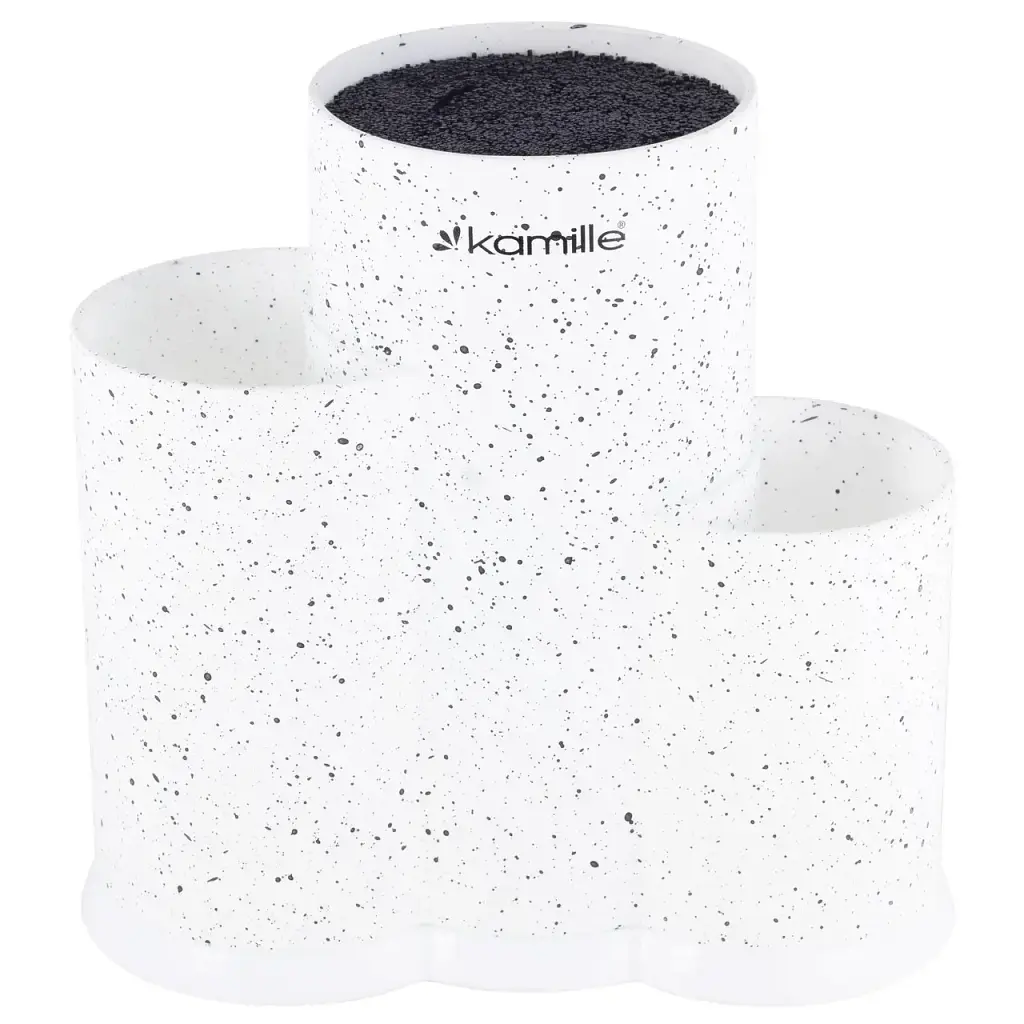 Підставка для ножів Kamille КМ-7608 white