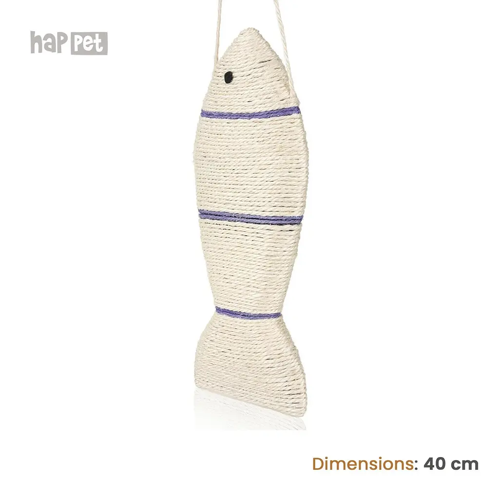 Happet Кігтеточка-рибка, сизаль, 40 см (K004) - фото 3