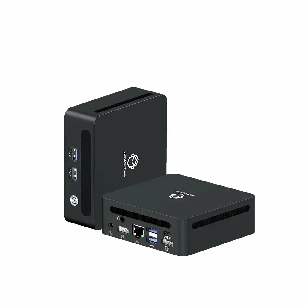 Міні-Пк GenMachine Ren 5000 / Ryzen 5 5600H / RAM 16GB / SSD 256GB / LAN / Wi-Fi / Bluetooth / Windows 11 Pro / Чорний - фото 10