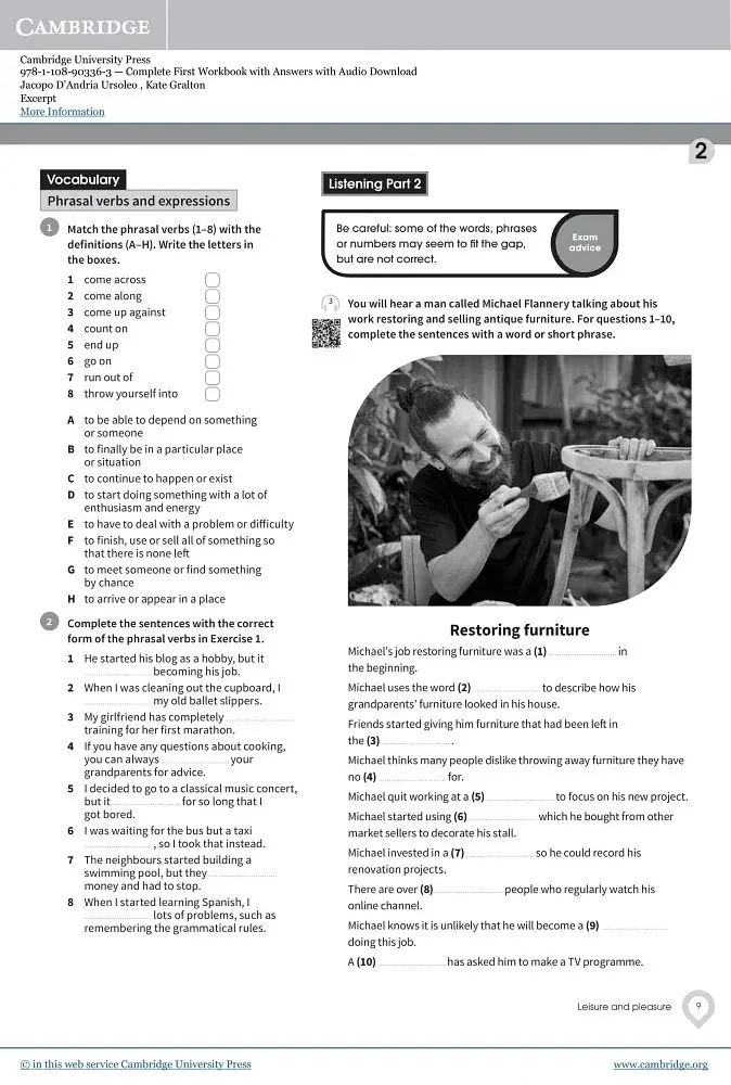 Complete First. Workbook with answers and Downloadable Audio - фото 7