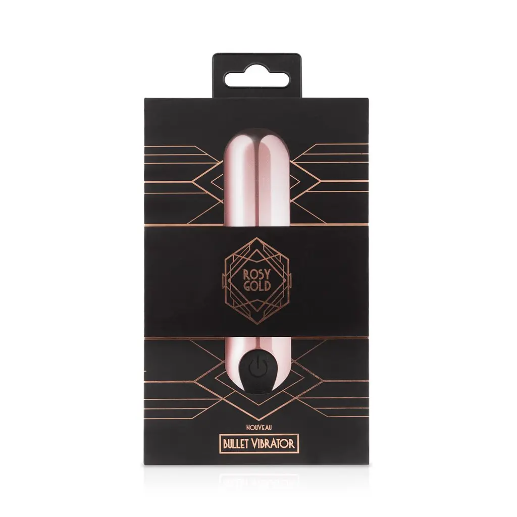 Віброкуля Rosy Gold - Nouveau Bullet Vibrator, перезаряджається - фото 5