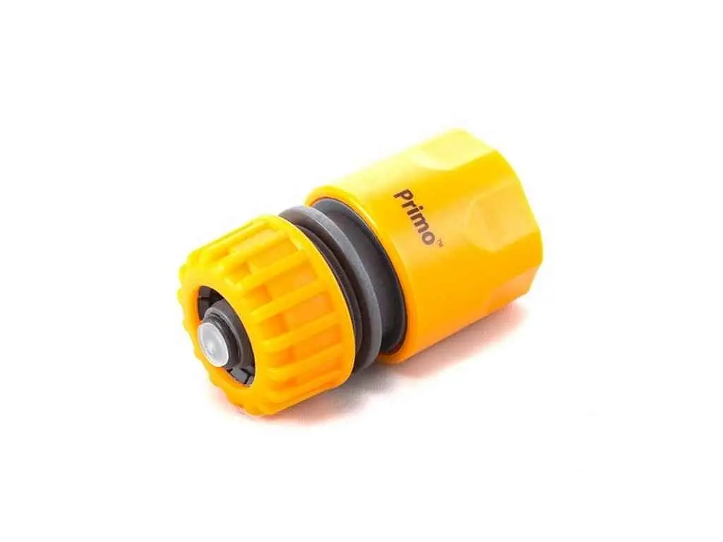 Коннектор PRESTO-PS 1/2-5/8" з аквастопом, для шланга (orange) 5810 - фото 2