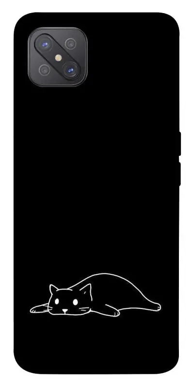 TPU чохол Demsky Lazy cat для Oppo A92s